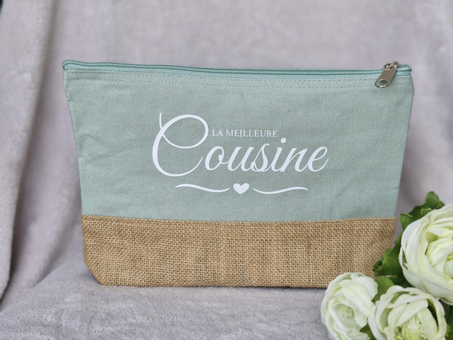 Trousse de toilette &quot;Meilleure cousine&quot;