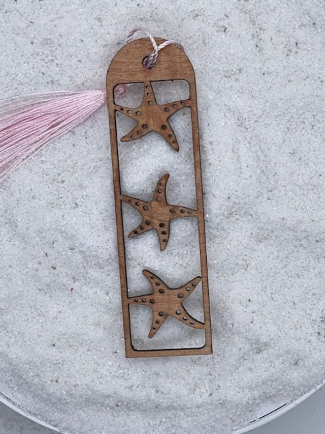 Marque page Etoiles de mer.