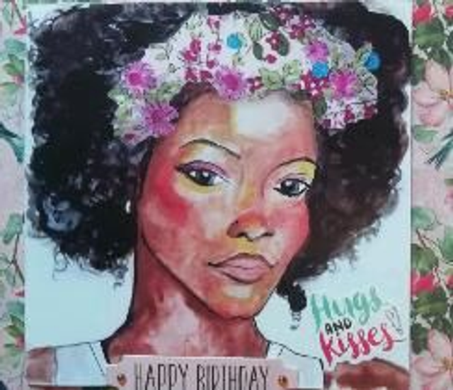 Beauty Card (afro)