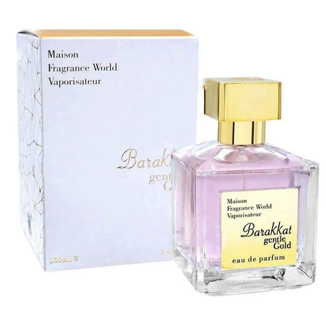 Eau de parfum Barakkat Gentle Gold | Maison Fragrance World | 100 ml 
