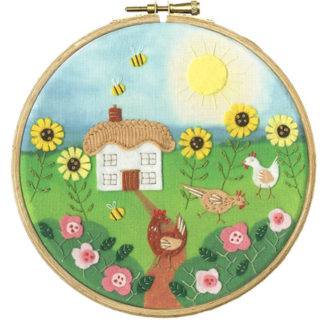 Felt Embroidery - Free To Roam