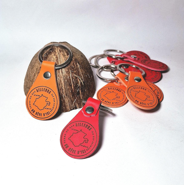 Porte clé similicuir personnalisables