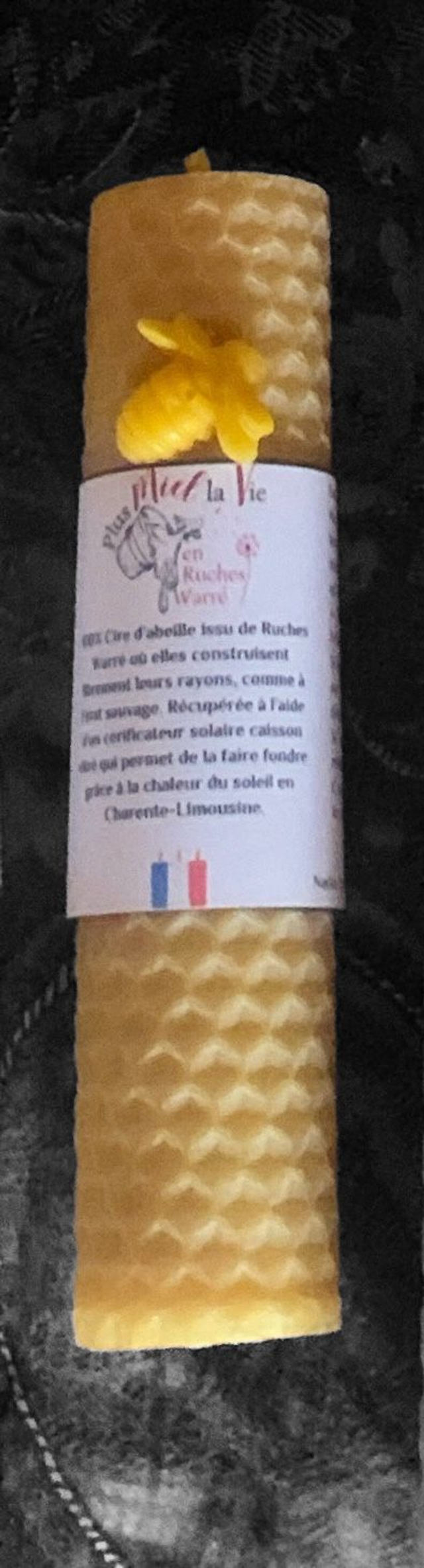 Bougie roulée 13 cm