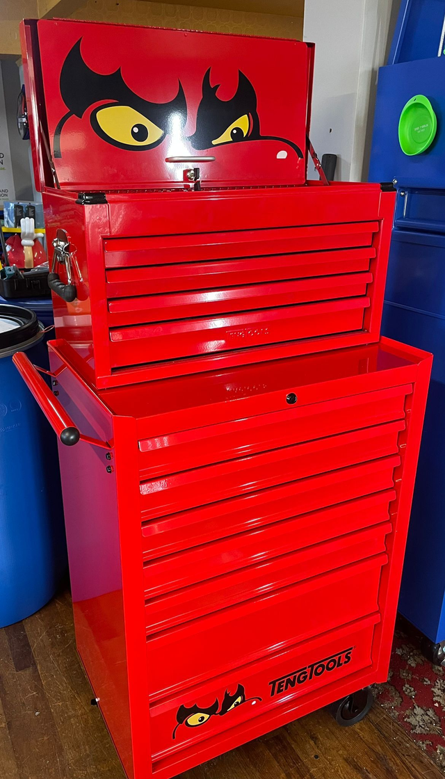 TENG TOOLS  2 Tier tool chest