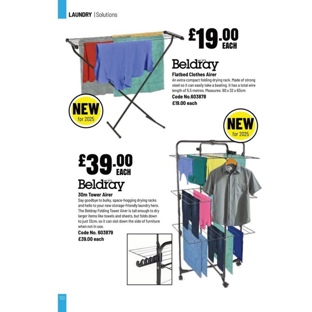 Flatbed Clothes Airer