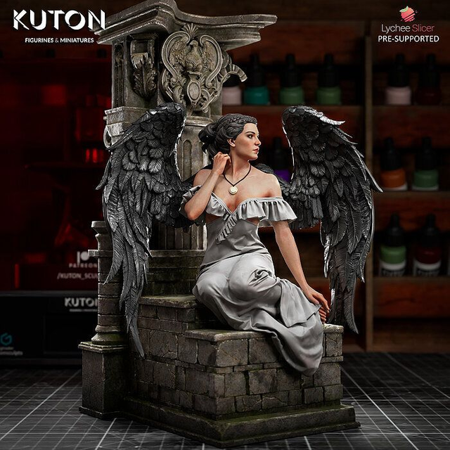 STATUE RAVENNIEL série art romantique