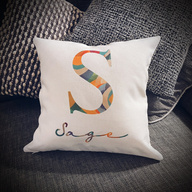 Cushion Cover (personalised) 40x40cm