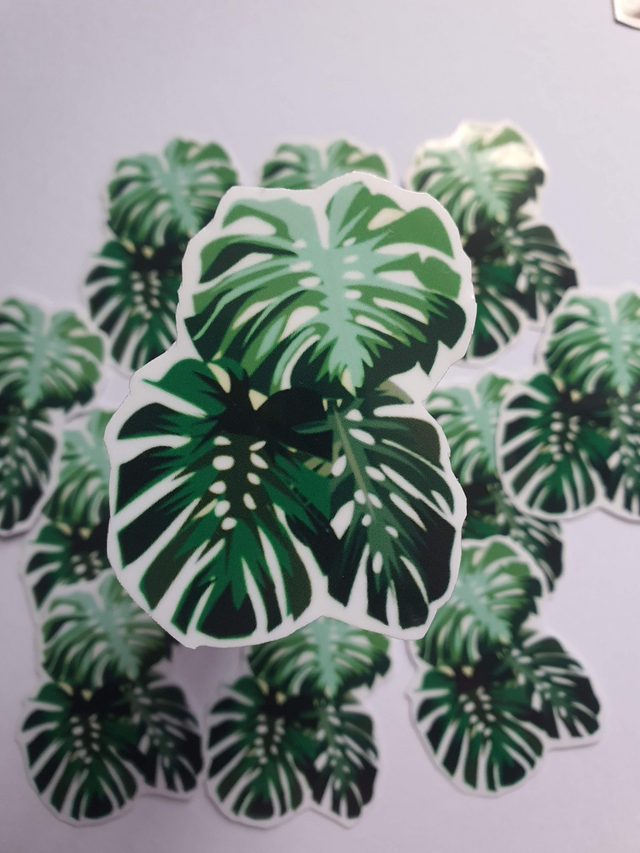 Monstera vinyl sticker