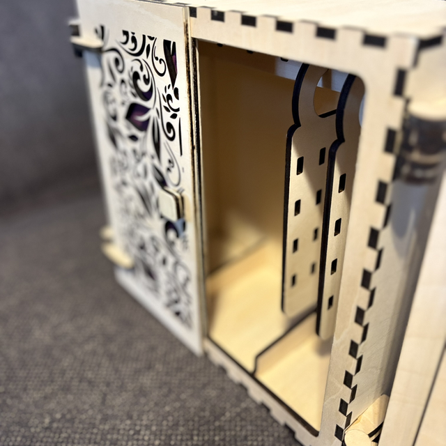 La boîte à bijoux prune