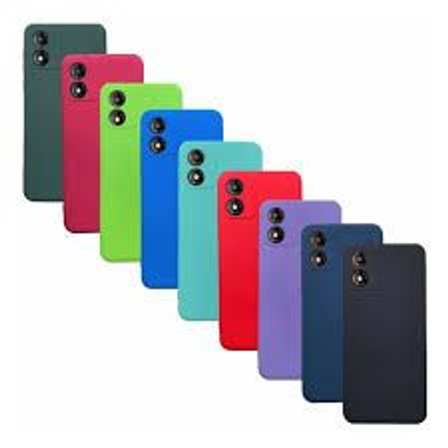 Capa Case Para Motorola Moto E13 de Silicone com Interior Aveludada (E 13)