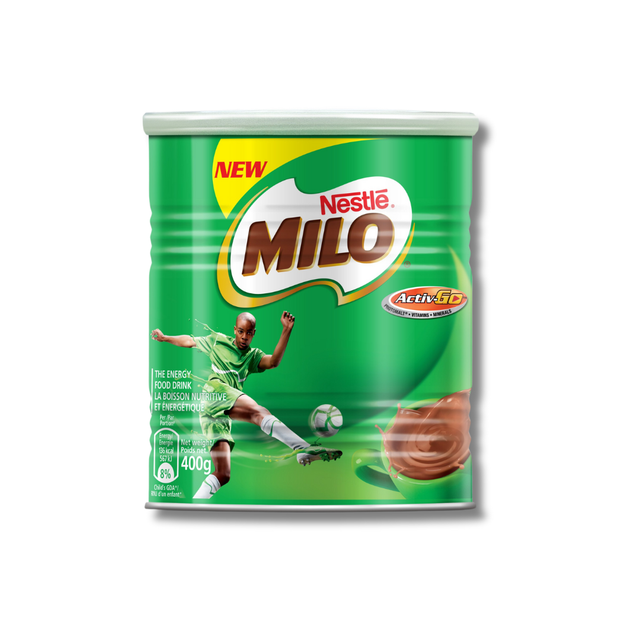 Milo tin 400g- origin Singapore/ghana 