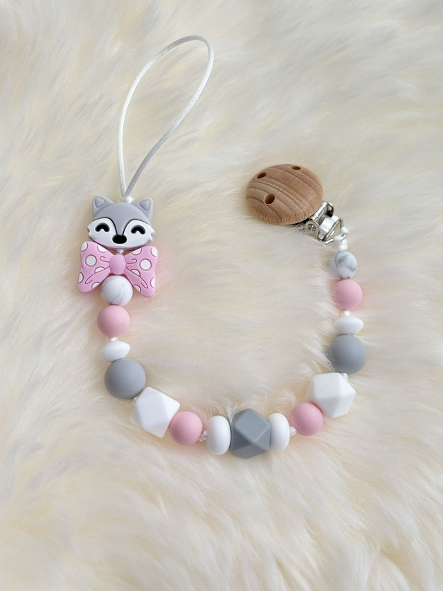 Attache tétine Loup 🐺 