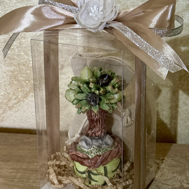 Bomboniere alberelli in ceramica su richiesta