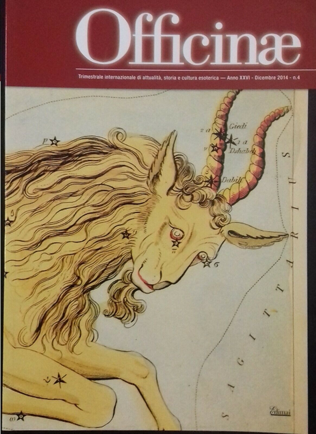 OFFICINAE rivista trimestrale della GRAN LOGGIA-ROMA editore - anno XXVI n.4-2014