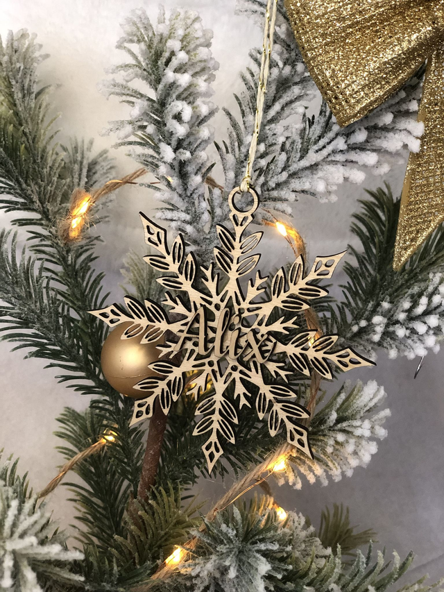 Boule de Noël "Flocon"