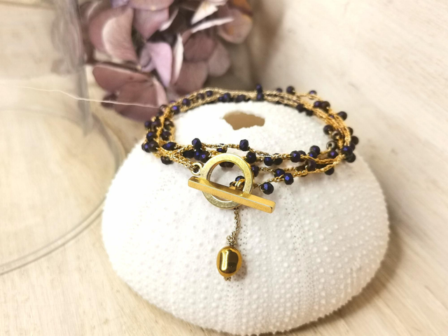 Collier/Bracelet Coimbra doré