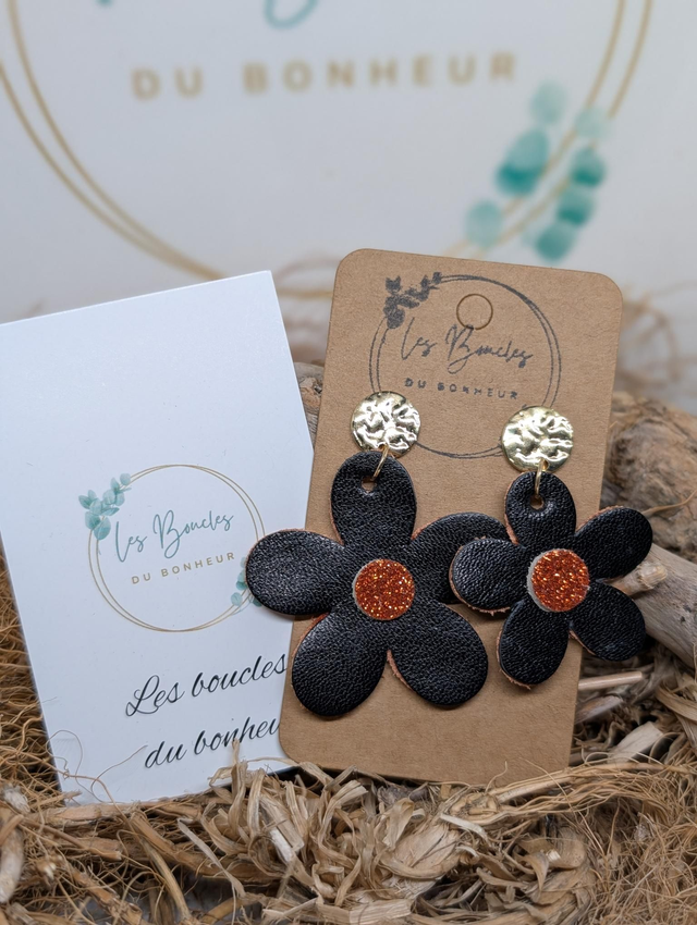 Boucles d'oreilles Asymétrique Baby Marguerite zk162