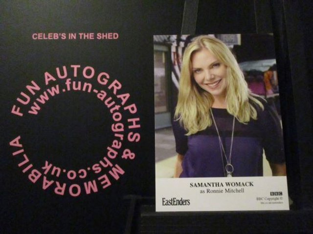 Samantha Womack (Ronnie Mitchell) Original EastEnders Cast Card