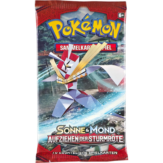 Pokémon Aufziehen der Sturmröte Booster – Katagami Artwork – Deutsch