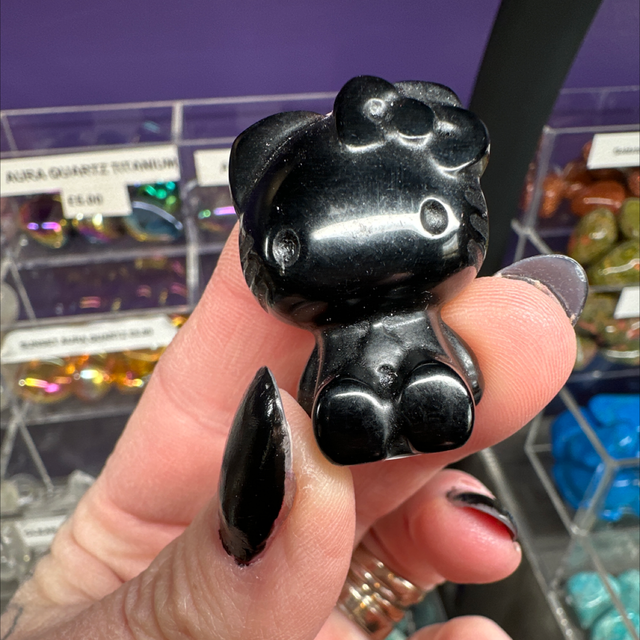 Black Obsidian Hello Kitty 