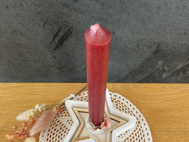 Sternkerzenständer „Weihnachtszauber“ - indiviualisierbar 