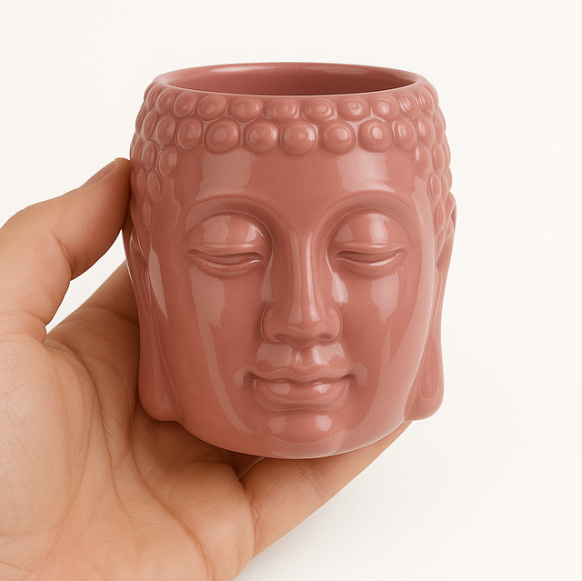 Buddha Wax Burner (Dusty Pink)