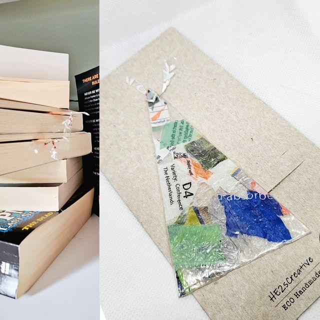 Customized Charm | ECO Handmade With Unique Triangle Shape &amp; Pattern Bookmarks