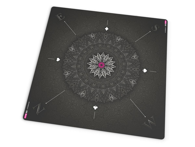 Tapis de jeu - Rosace noire