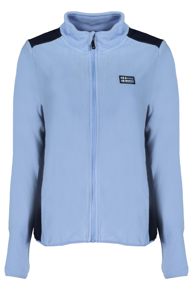 NORWAY 1963 FELPA CON ZIP DONNA AZZURRO