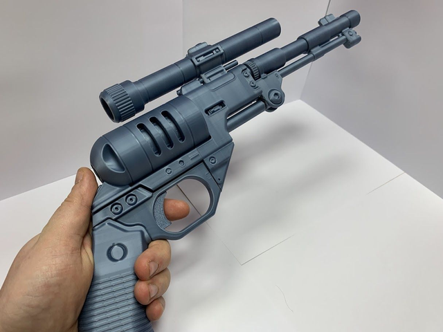Star Wars 3D Printed DE-10 Blaster Pistol Prop - DIY KIT