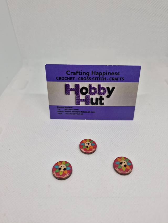 Vintage Style Buttons (26) 1.5cm