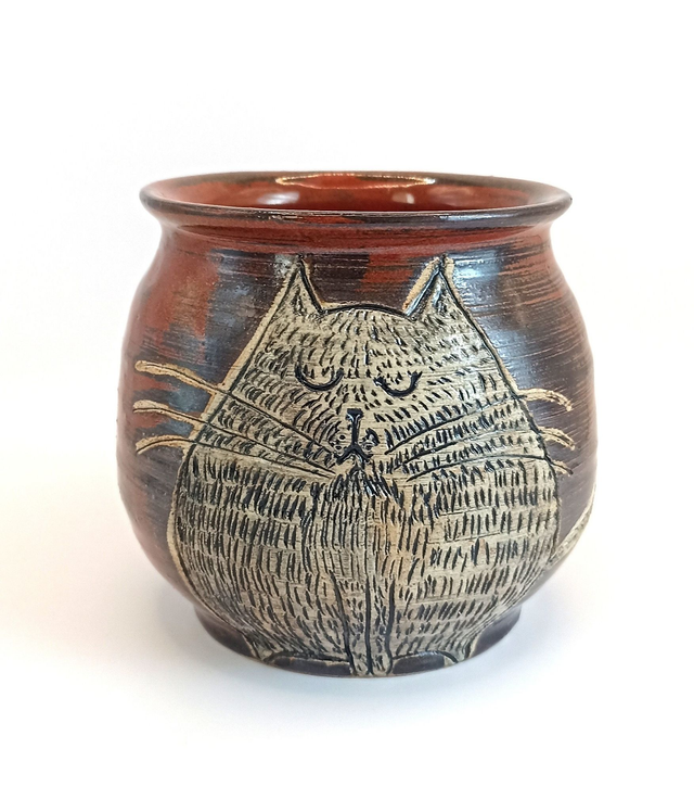 Cat vase