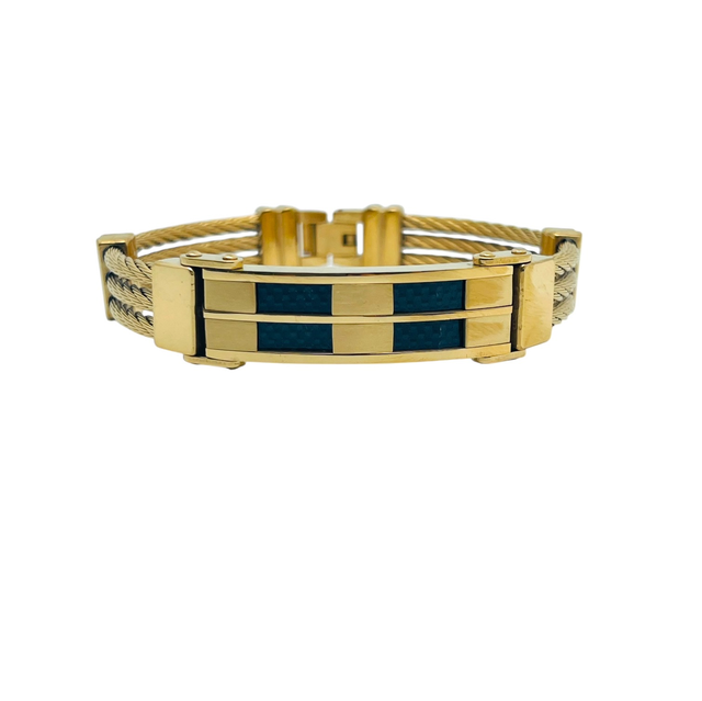 Bracelet triple corde doré 