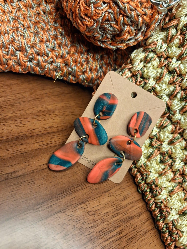 Clay earrings 