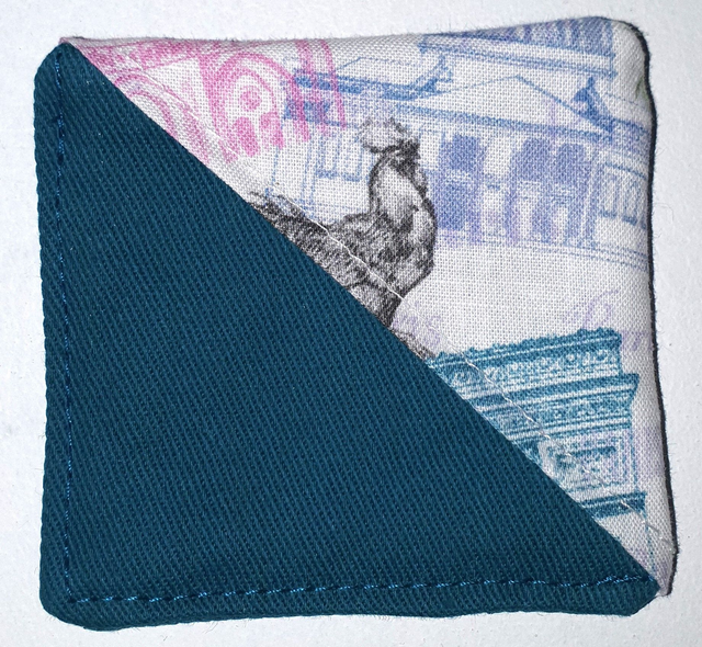 Marque pages bleu canard motifs Paris