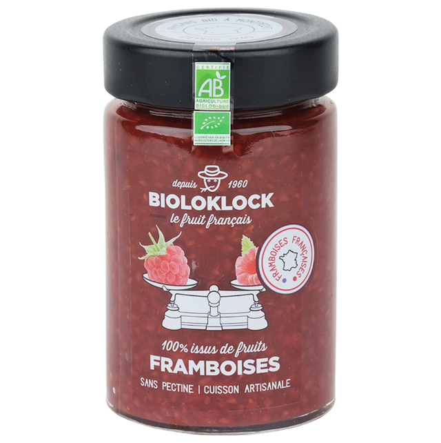 100% Issus De Fruits Framboise Bio - 210g