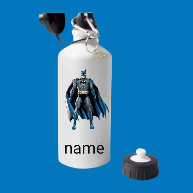 Batman water bottle with free personalisation 