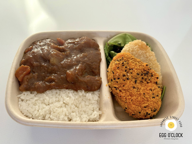 Croquette Curry Rice Bento