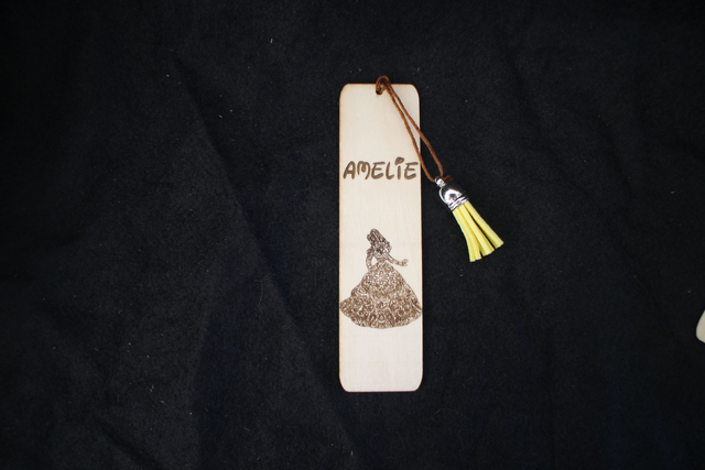 Marque-pages mandala Belle, inspiré de Disney