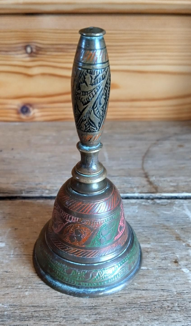 Petite metal Temple bell 