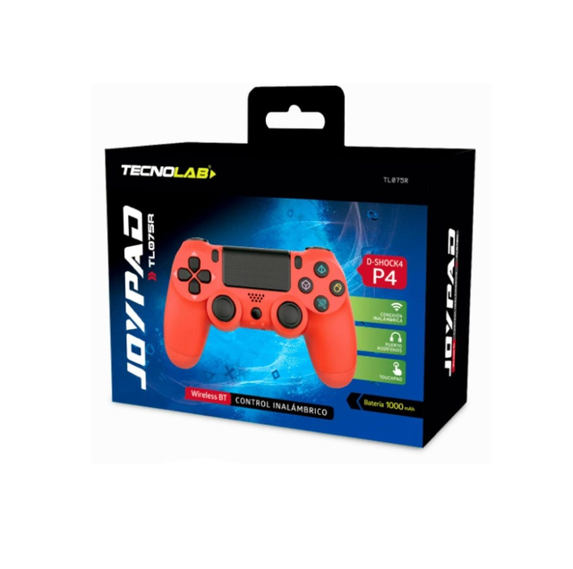Control Ps4 Tecnolab Rojo