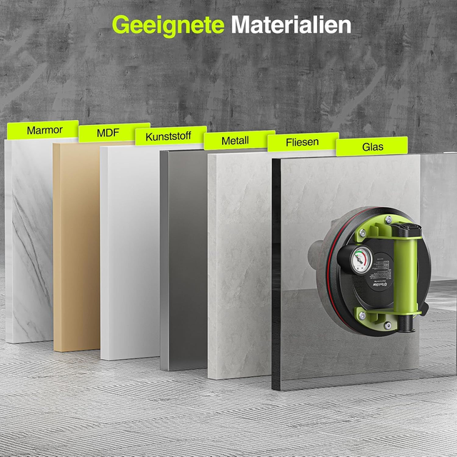 Taskstar Vakuum-Saugheber – 2er-Set, 20 cm mit Manometer