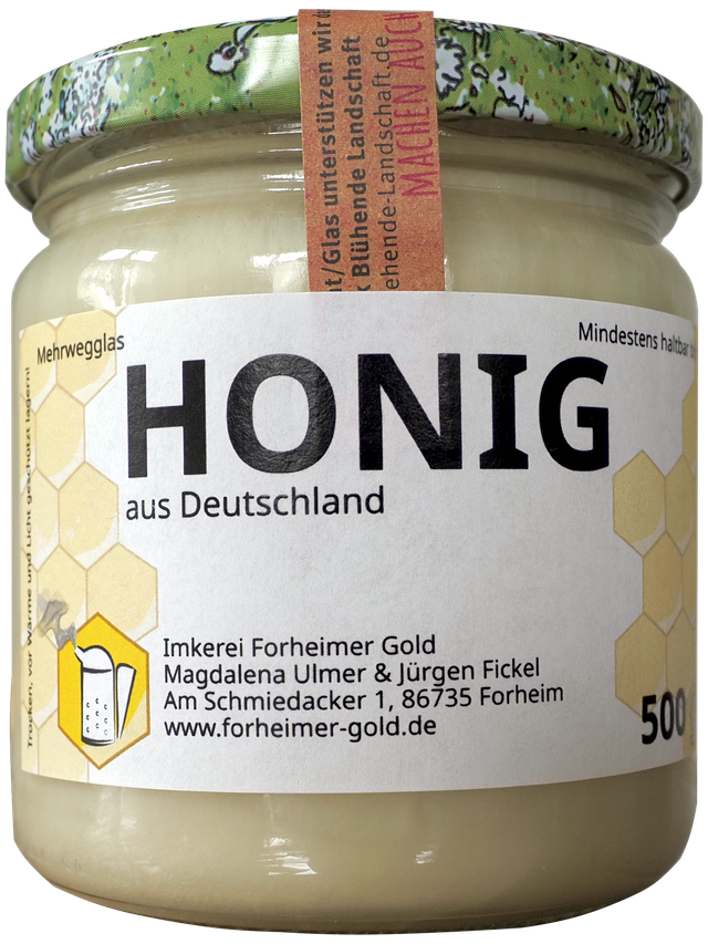Frühtrachthonig (500 g, cremig gerührt)