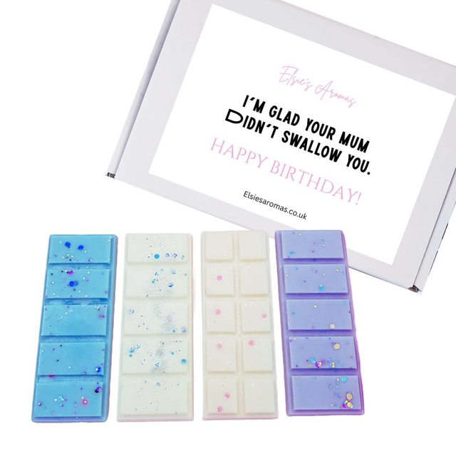 BIRTHDAY GIFT BOX I&#039;M GLAD YOUR MUM DIDN&#039;T SWALLOW