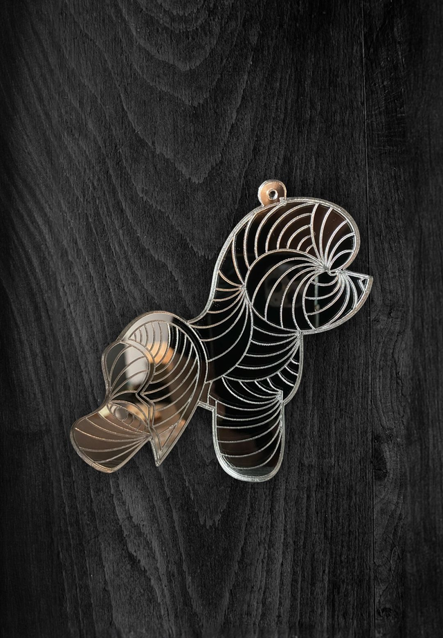 Acryl - Bichon Silver