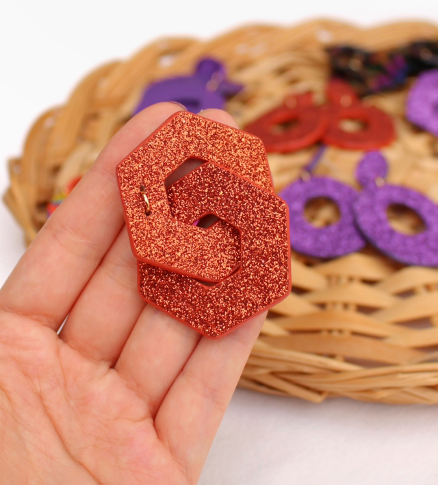 Astra • terracotta pailleté