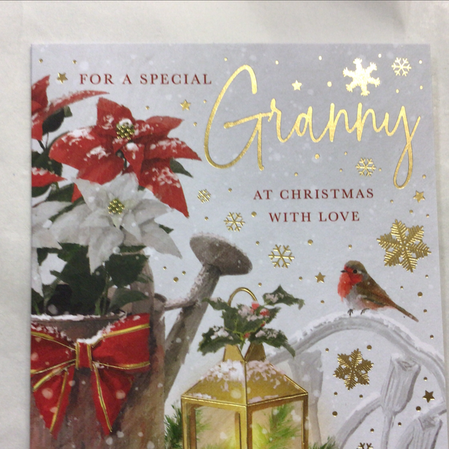 Christmas Grandparents Granny (Watering can) WW 