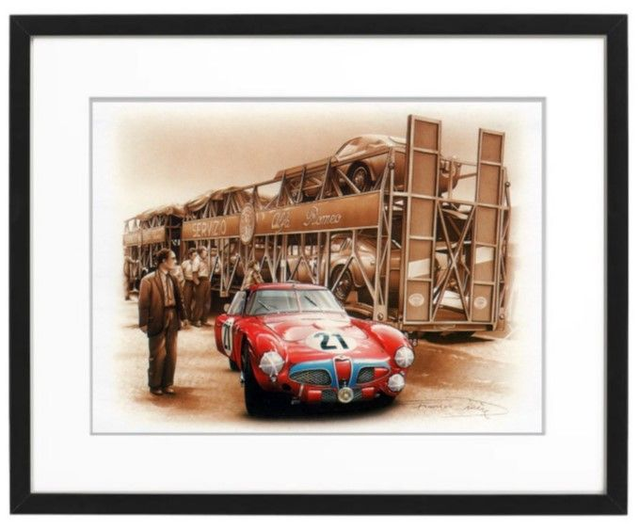Alfa Romeo 3000 CM - Framed Print