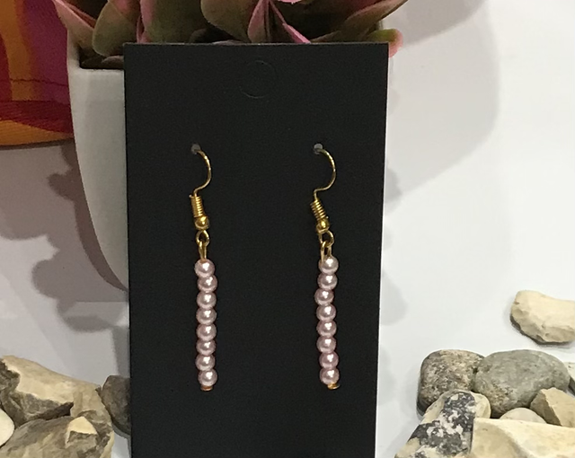 Pink Dangling Earrings - PDE34