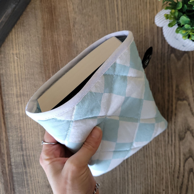 Pochette pour livre Poche : Losange bleu